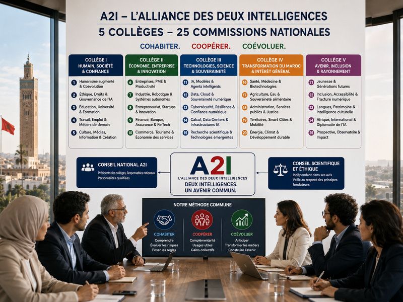 ORGANISATION PROPOSÉE D’A2I : L’Alliance des Deux Intelligences