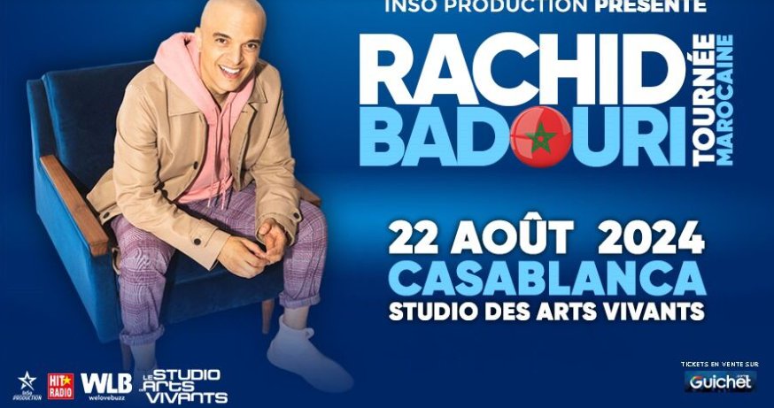 Rachid Badouri en tournée à Casablanca