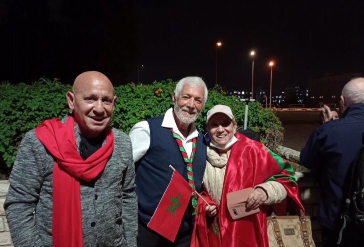 Marocains juifs d'Israël manifestant pour la marocanité du Sahara à Ashdod Marocains juifs d'Israël manifestant pour la marocanité du Sahara à Ashdod