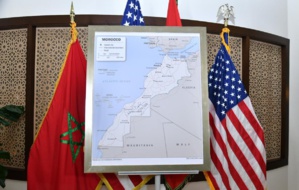 La carte intégrale du Maroc telle que reconnue par les Etats-Unis La carte intégrale du Maroc telle que reconnue par les Etats-Unis