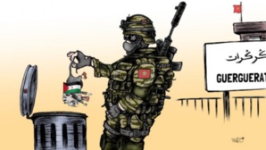 Caricature de Khalid Gueddar parue sur le 360.ma