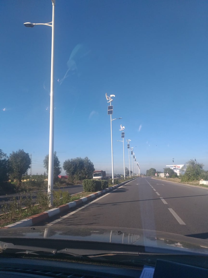 Eclairage par un mixte solaire et micro éolienne Eclairage par un mixte solaire et micro éolienne