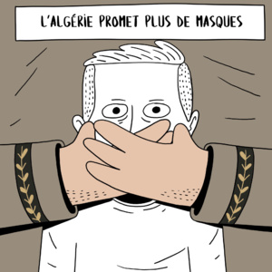 Caricature du dessinateur algérien Salim Zerrouki Caricature du dessinateur algérien Salim Zerrouki