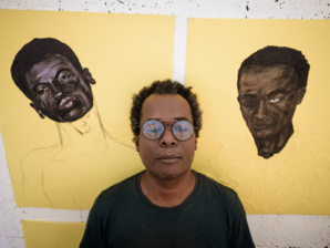 M'barek Bouhchichi à l'Atelier 21 M'barek Bouhchichi à l'Atelier 21