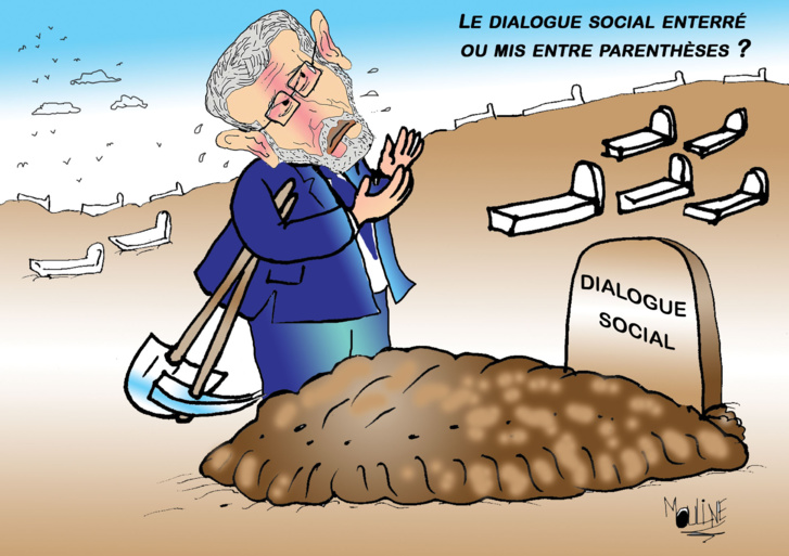 Dialogue social parmi les décédés du Covid Dialogue social parmi les décédés du Covid