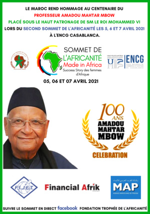 Le Sommet de l'Africanité rend hommage à Amadou Mahtar MBOW Le Sommet de l'Africanité rend hommage à Amadou Mahtar MBOW