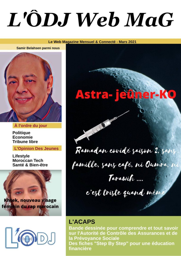 Parution de L'ODJ MaG Web N04 Mars 2021 Parution de L'ODJ MaG Web N04 Mars 2021