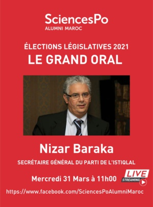 Nizar Baraka passe le grand oral de SciencesPo Nizar Baraka passe le grand oral de SciencesPo