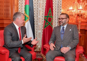 SM le Roi Mohammed VI en compagnie du souverain hachémite le Roi Abdellah II de Jordanie