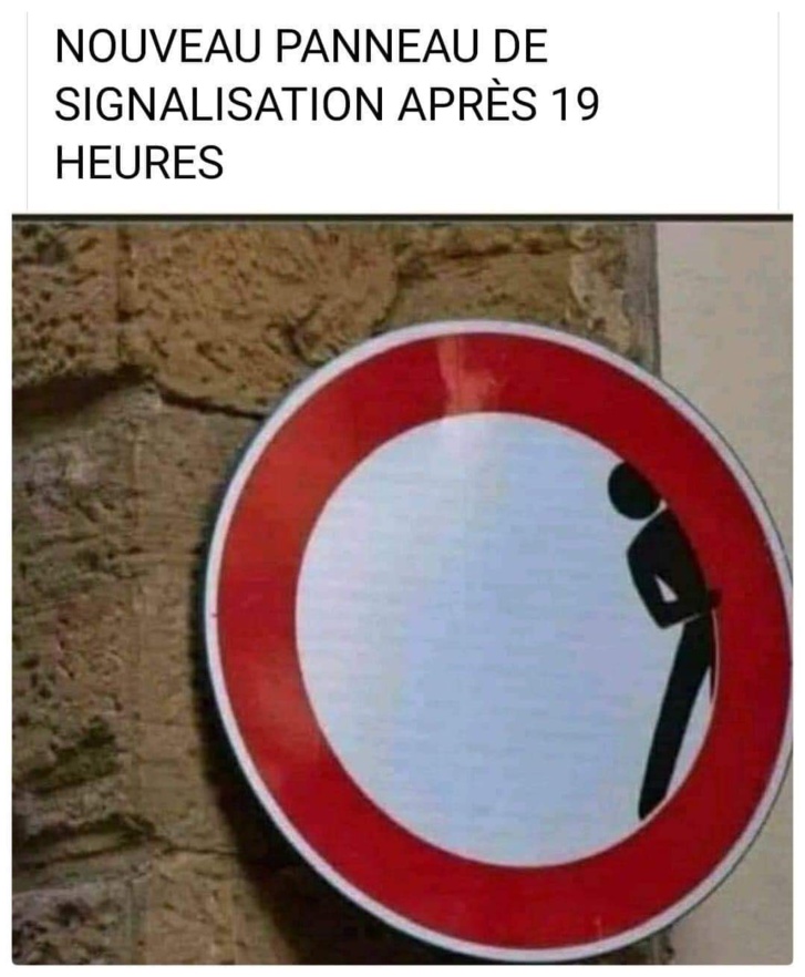 Un nouveau panneau pour le couvre feu à 20H Un nouveau panneau pour le couvre feu à 20H