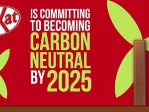 KitKat s'engage à devenir neutre en carbone d’ici 2025 KitKat s'engage à devenir neutre en carbone d’ici 2025