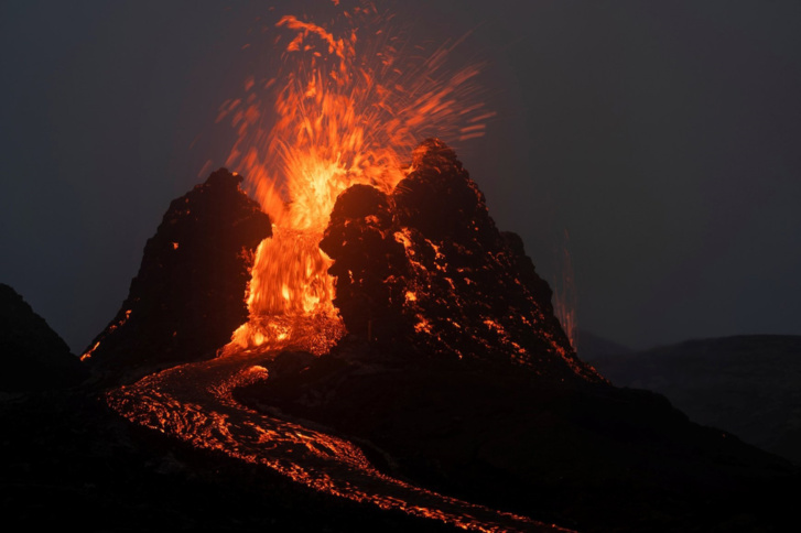 Des images sublimes du volcan Fagradalsfjall en Islande Des images sublimes du volcan Fagradalsfjall en Islande