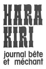 Quand Charlie Hebdo se faisait Hara-Kiri