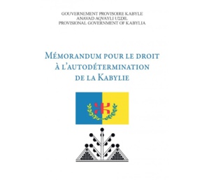 Un mémorandum pour le droit à l'autodétermination de la Kabylie a été déposée auprès de l'ONU en 2017