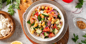  Salade colorée de pois chiches