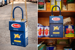 Mode : la boîte de Barilla est devenue un accessoire Mode : la boîte de Barilla est devenue un accessoire