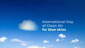 « Journée internationale de l’air pur pour des ciels bleus »