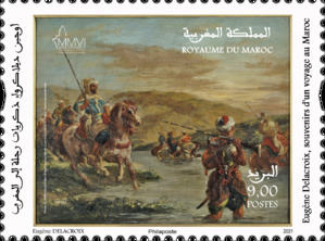 Un timbre-poste à l’occasion de l’exposition "Delacroix, souvenirs d’un voyage au Maroc" Un timbre-poste à l’occasion de l’exposition "Delacroix, souvenirs d’un voyage au Maroc"