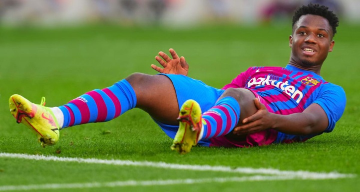 FC Barcelone: Ansu Fati blessé FC Barcelone: Ansu Fati blessé