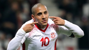 L'international tunisien de Saint-Etienne Wahbi Khazri. L'international tunisien de Saint-Etienne Wahbi Khazri.