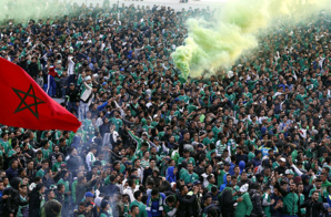 Le public du Raja de Casablanca. Le public du Raja de Casablanca.