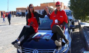 l'equipage n°12 composé du trio Nadia Karim, Khadija Jim et Nouria Elmels