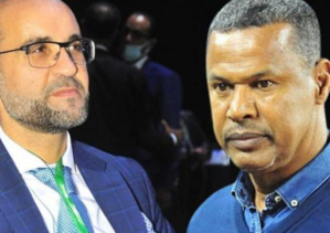 Anis Mahfoud et Lassaad Chabbi, respectivement président et entraineur du Raja de Casablanca.