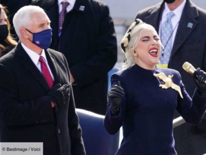 Lady Gaga portait une robe pare-balles à l'investiture de Joe Biden