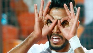 Mohamed Ounajem, joueur à Zamalek. Mohamed Ounajem, joueur à Zamalek.