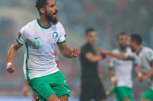 Salah Eshehri l'auteur du but de la victoire seoudienne Salah Eshehri l'auteur du but de la victoire seoudienne