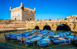 Une vue de la ville d'Essaouira. Une vue de la ville d'Essaouira.