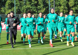 Entraînement de l'équipe nationale féminine.