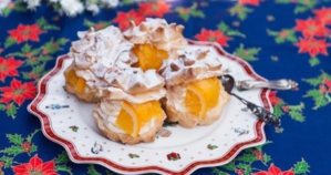 Des choux à la crème et à l'orange Des choux à la crème et à l'orange
