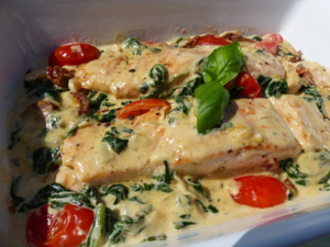 Recette de Saumon à la Toscane