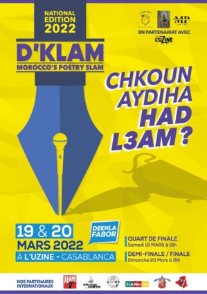 D'KLAM Morocco's Poetry Slam : Compétition Nationale