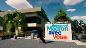 Macron lance sa campagne virtuelle sur le jeu vidéo Minecraft Macron lance sa campagne virtuelle sur le jeu vidéo Minecraft