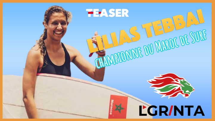 Teaser : L'GRINTA reçoit Lilias Tebbai, jeune championne de surf féminin au Maroc