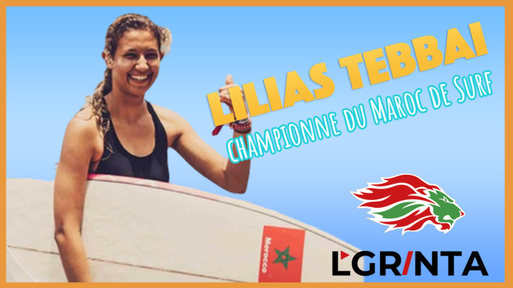 L'GRINTA reçoit Lilias Tebbai : jeune championne de surf féminin au Maroc