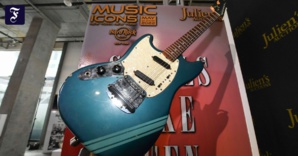 Une guitare de Kurt Cobain bientôt mise aux enchères Une guitare de Kurt Cobain bientôt mise aux enchères