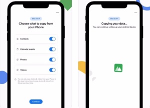 Google lance une application pour transférer les données d’iOS vers Android