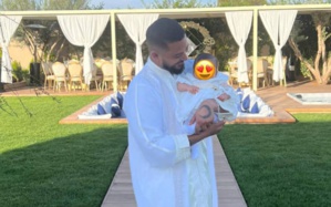 Slimane célèbre le baptême de sa fille à Marrakech