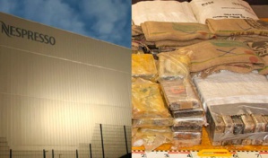500 kg de cocaïne saisis dans des sacs de café livrés à Nespresso 500 kg de cocaïne saisis dans des sacs de café livrés à Nespresso