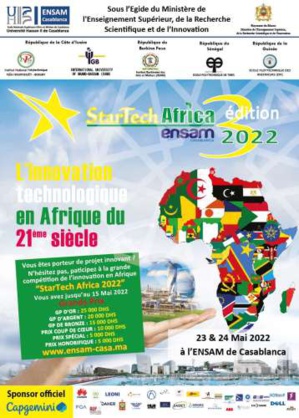 ENSAM de Casablanca lance la 3ème édition du "StarTech Africa" ENSAM de Casablanca lance la 3ème édition du "StarTech Africa"
