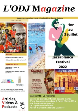 Parution de i-MaG de L'ODJ Mai 2022 Parution de i-MaG de L'ODJ Mai 2022