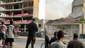 Casablanca : Effondrement d'un immeuble en construction