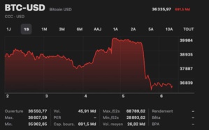 Bitcoin : le cauchemar continue Bitcoin : le cauchemar continue