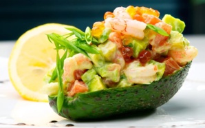 Avocats farcis aux crevettes