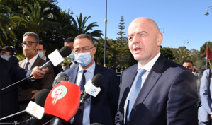 "Le Choix du Maroc pour abriter la CAN féminine une reconnaissance de ses énormes capacités", Gianni Infantino "Le Choix du Maroc pour abriter la CAN féminine une reconnaissance de ses énormes capacités", Gianni Infantino