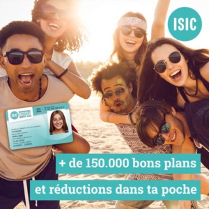 La carte d’étudiant ISIC pour un été plein d’avantages et de bons plans ! La carte d’étudiant ISIC pour un été plein d’avantages et de bons plans !