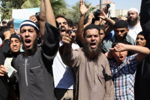 Manifestation d'islamistes tunisiens Manifestation d'islamistes tunisiens